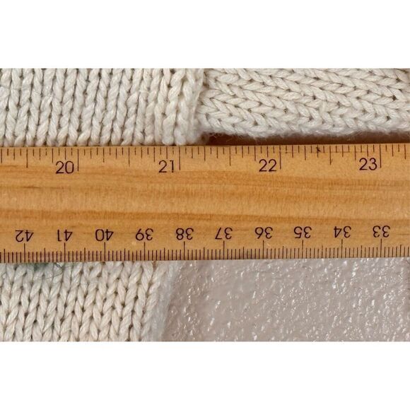 Vintage Paris Sport Club Women's Hand Knitted Mohair Blend Knit Sweater Large - Picture 8 of 8